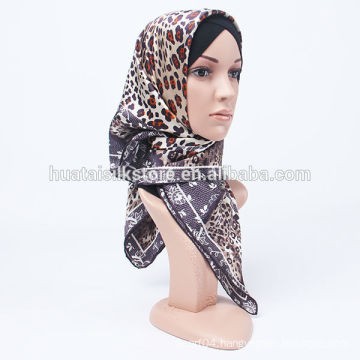 2014 New Design pure silk printed muslim headwear